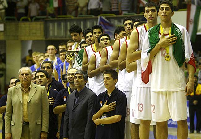 تیم بسکتبال جوانان ایران - قهرمان آسیا ۲۰۰۸