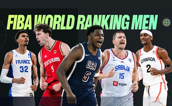 فیبا سیستم رنکینگ جهانی بسکتبال را تغییر داد